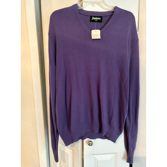 Vintage Jantzen Made in USA Sweater – Purple Knit – NWT Deadstock – XL - Picture 1 of 5
